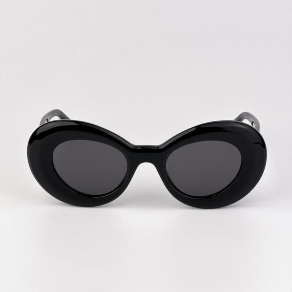 Loewe WING LW40112I Sunglasses – Shiny Black Cat Eye Grey | Model LW40112I 01A main image 9